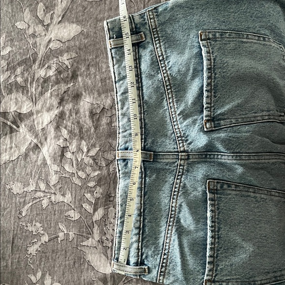 Long Denim skirt with slit - Picture 6 of 6